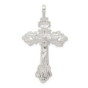 Million Charms 925 Sterling Silver Crucifix Necklace Charm Pendant